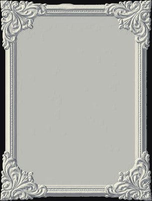 Decorative Frame CNC relief carving heightmap